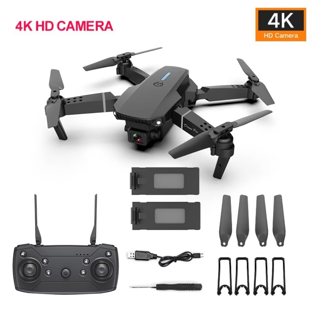 High Quality E88 E99 Mini 4K HD Camera WiFi FPV Wide-Angle HD Altitude Hold Foldable