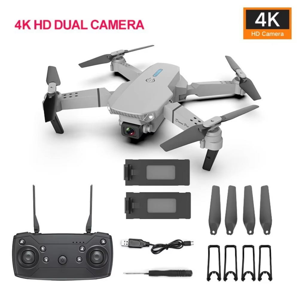 High Quality E88 E99 Mini 4K HD Camera WiFi FPV Wide-Angle HD Altitude Hold Foldable